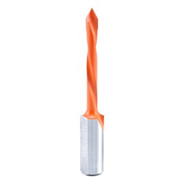 Amana Tool 413005 Carbide Tipped Through-Hole Boring Bit L/H 5mm D x 58mm Long x 10mm SHK