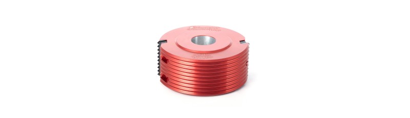 Amana Tool 61297 Insert Carbide V Type Glue Joint Cutter 120mm D x 50mm CH x 1-1/4 Bore Shaper Cutter
