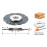 Amana  61352  insert adjustable grooving shaper cutter with scorer 4mm - 7.5mm 1-1/4