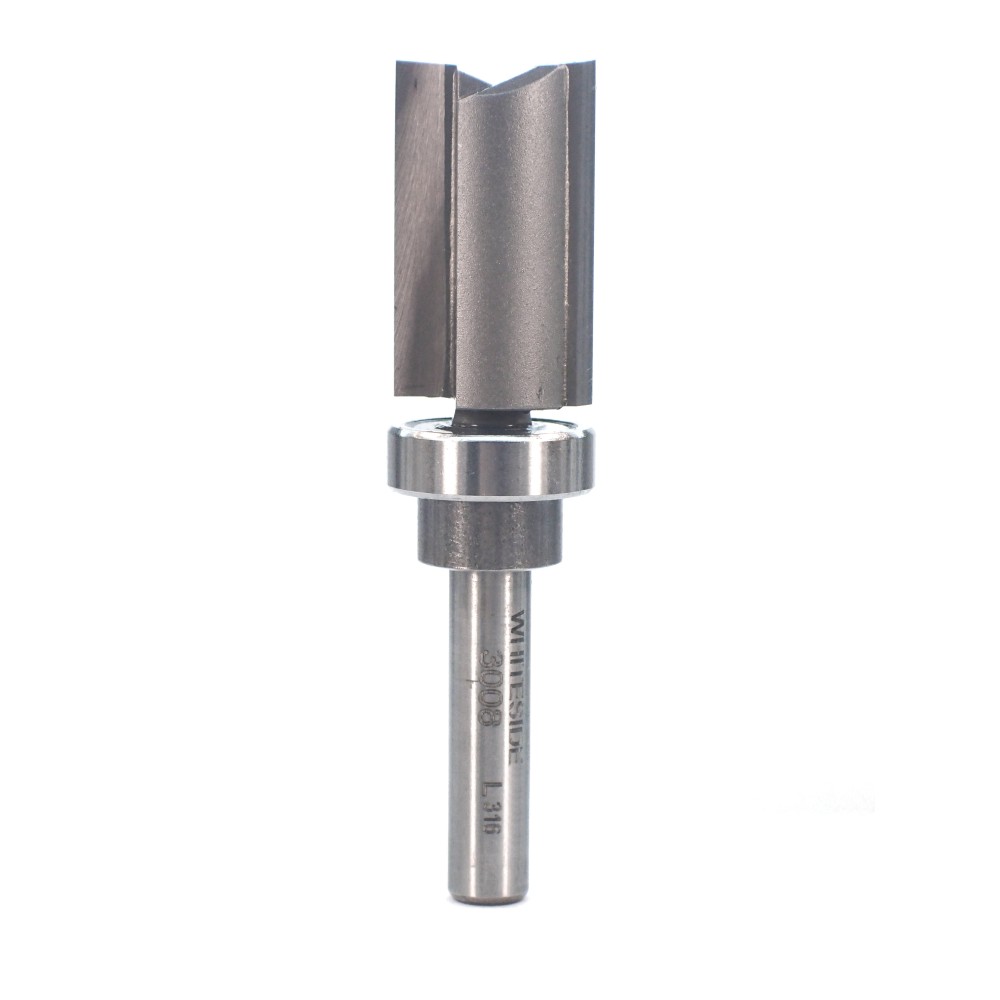 Whiteside 3008 - Template Router Bits (Ball Bearing Guide) - Quarter Inch Shank, Carbide Tipped