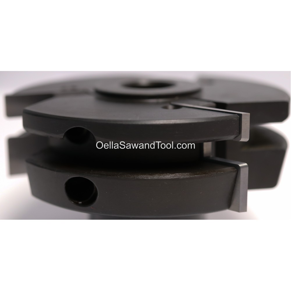 Byrd Shaker Stile and Rail Shaper Cutter Package loaded with 7LRE and ...