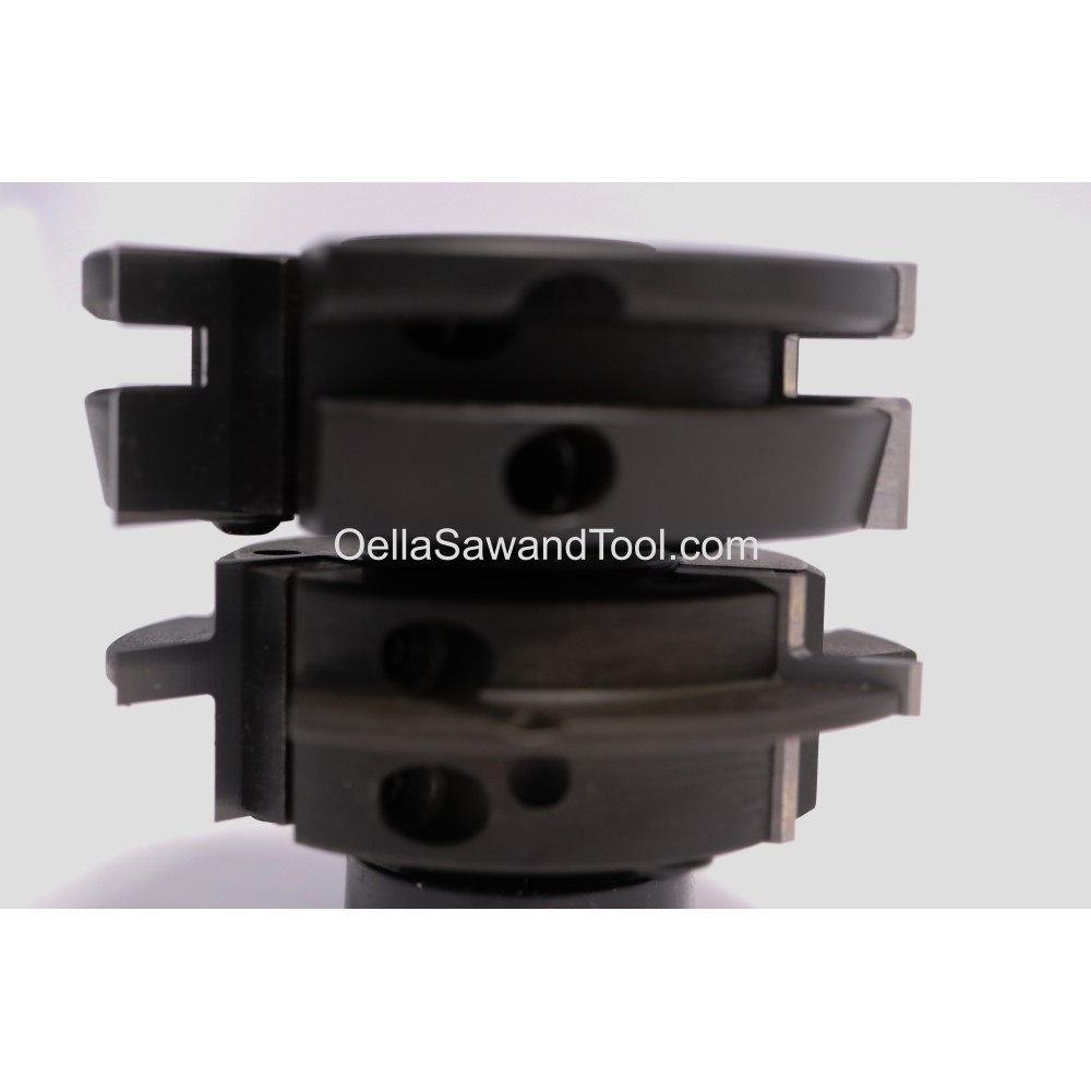 Byrd Shaker Stile and Rail Shaper Cutter Package loaded with 7LRE and ...