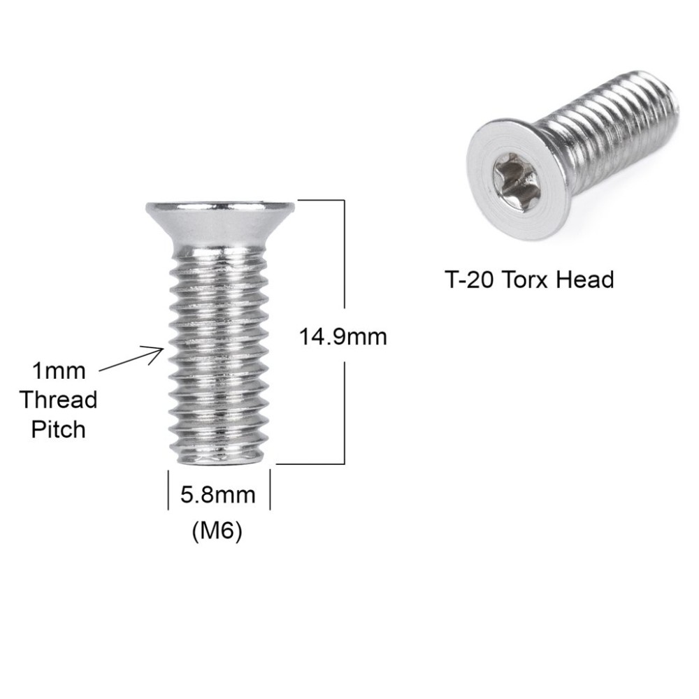 Spare Screws for Grizzly Spiral Head Insert Knives PFH35M