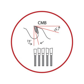 Skarpaz CM1260 Combination/Planer Style Saw Blade 12" 60T 15CMB .095P .135K 1" bore