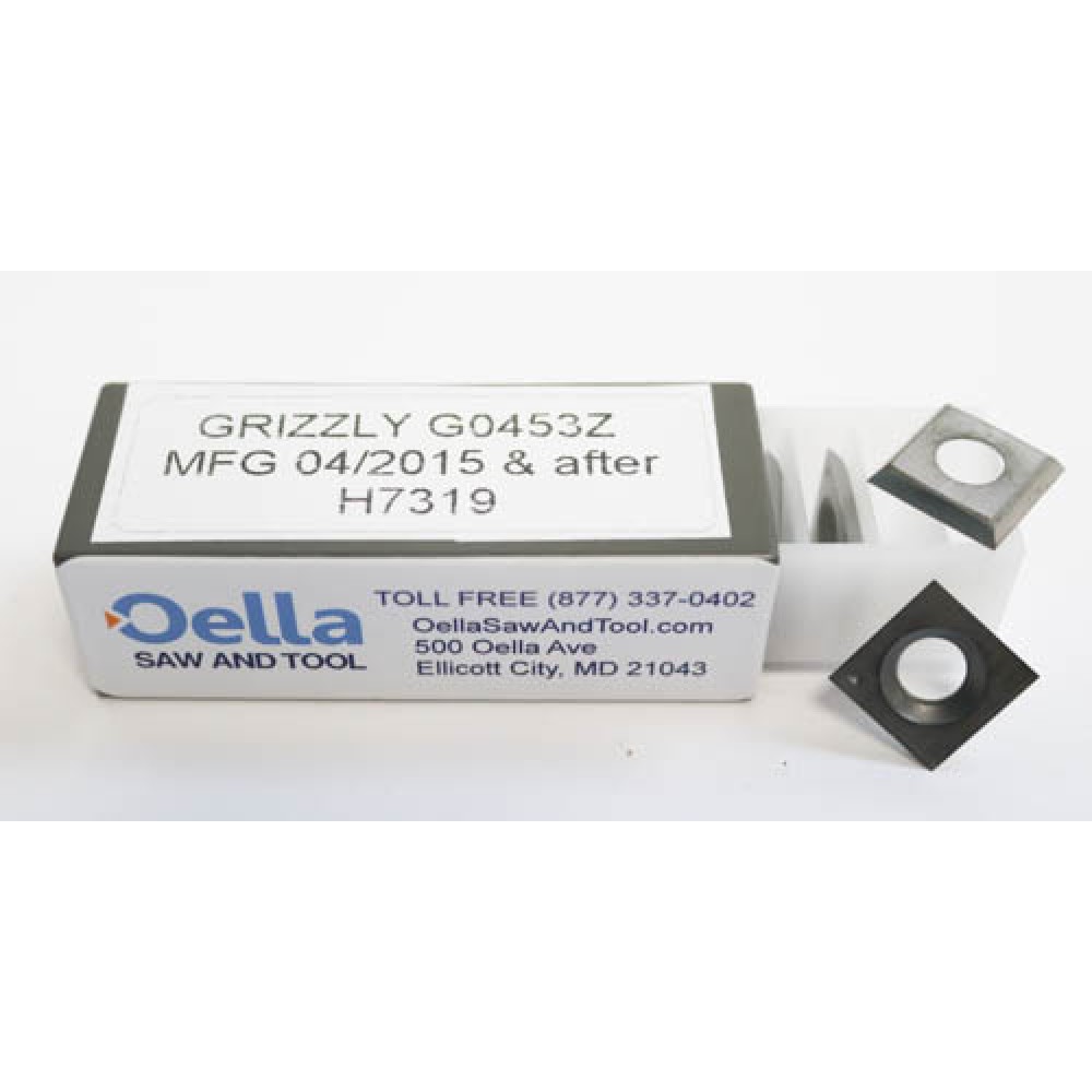 Complete Replacement Grizzly Carbide Inserts for model G0453Z made ...