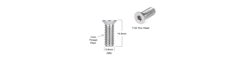 Spare Screws for Titan Spiral Head Insert Knives MS-KS615