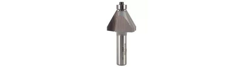 Whiteside 2309, 30deg Edge Bevel Bit, 7/8 Cut Length, 1/4 Shank