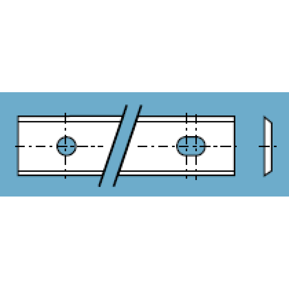 120 X 13 X 2.2 -12010 Tigra standard reversible insert knives (Single)