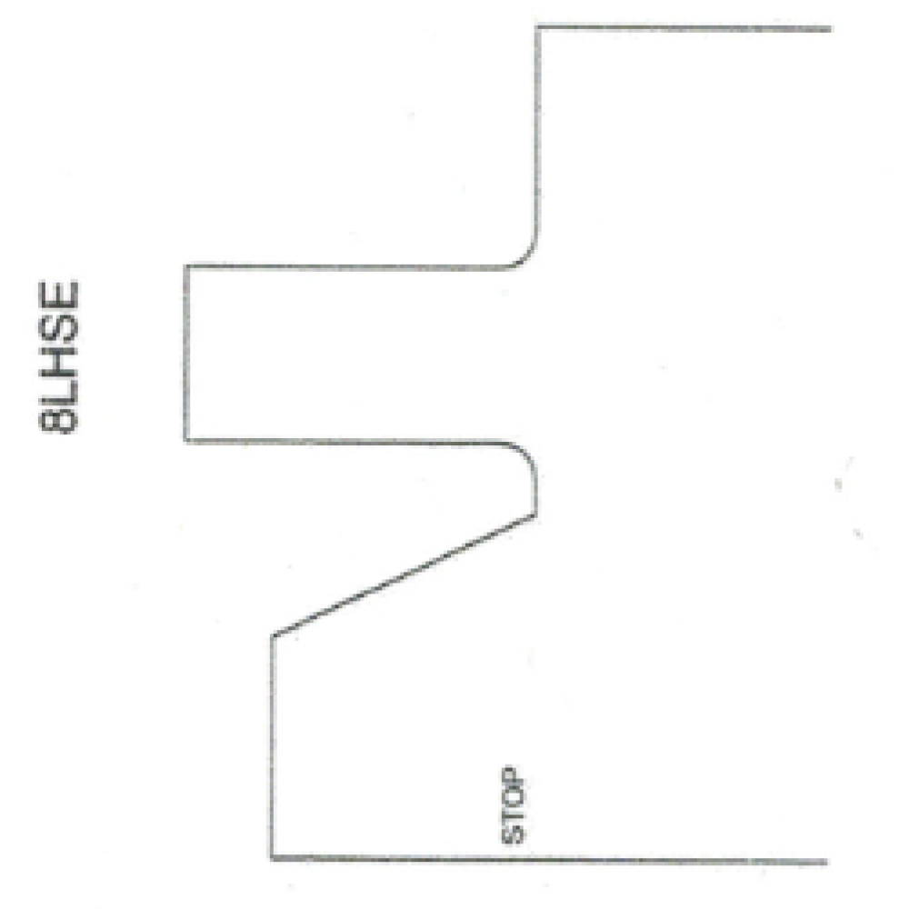 30mmWD SHAKER-STYLE STILE CARBIDE INSERT Replacement tip 8LHSE