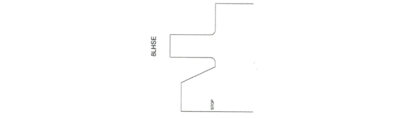 30mmWD SHAKER-STYLE STILE CARBIDE INSERT Replacement tip 8LHSE
