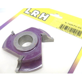 LRH K-1434-FU shaper cutter 3/8" radius quarter round concave 3/4" bore