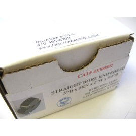 Byrd cutter head for corrugated knives 2'' cut length 3'' Diameter, Bore 3/4'' ,2 knives