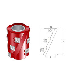 Amana 61292 62mm Spiral Planing Cutter