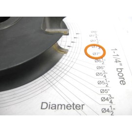 Leitz 3Z TCT shaper cutter spindle molder half round 3/8