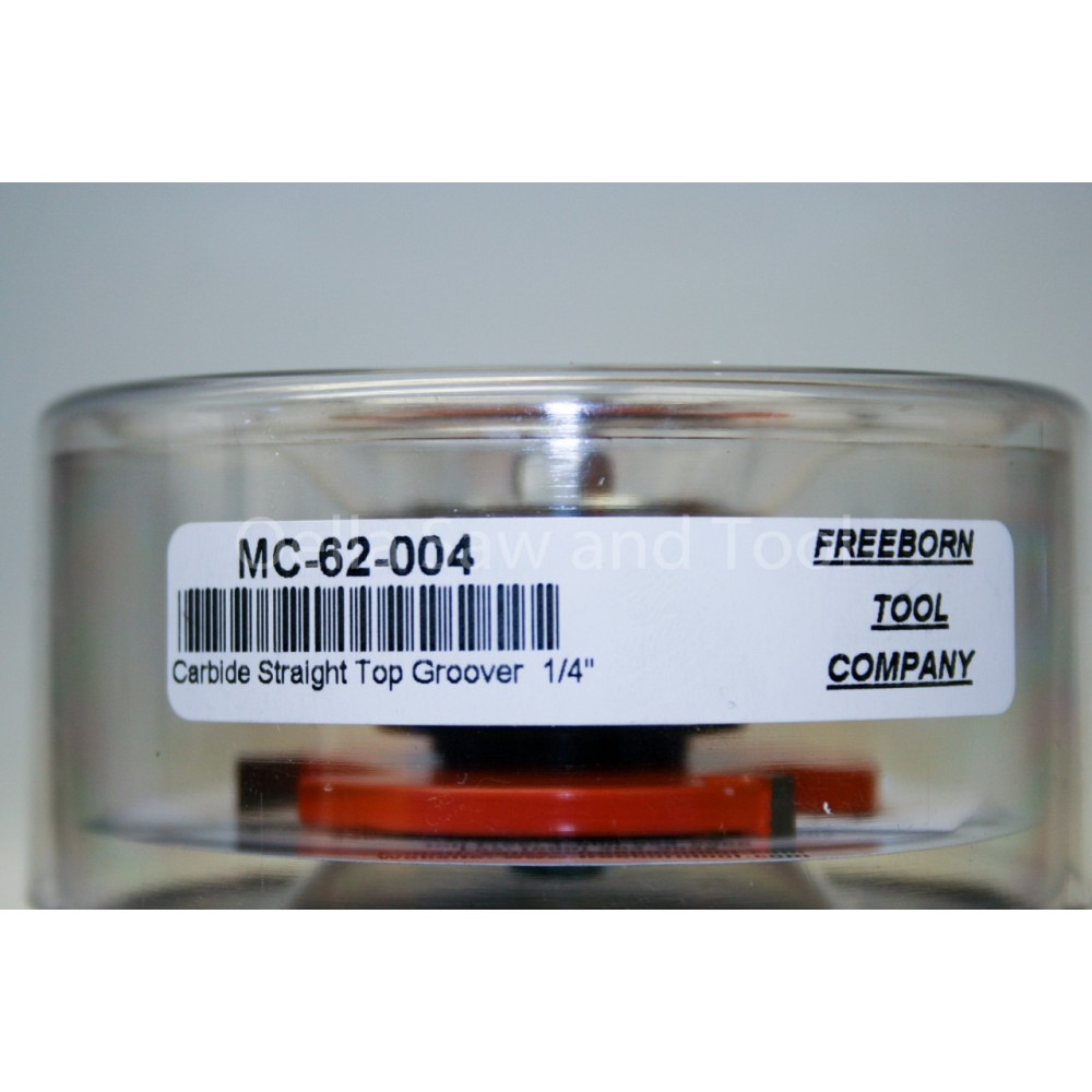 Freeborn Straight Shaper Cutter MC 62004 1/4" groover Shaper Cutter