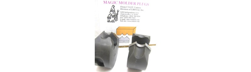 LRH Magic Molder Plugs P-21 N-21 Table Saw & Shaper Cutter carbide tip v-bead