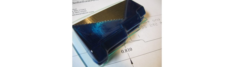 M2 corrugated back knives for custom base for industrial molder