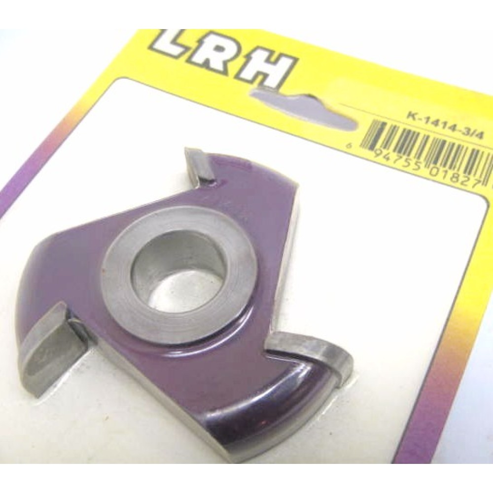 LRH K-1414 shaper cutter molder 3/8" radius quarter round convex 3/4" bore