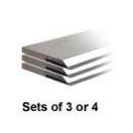 Powermatic 201 Carbide  Tipped Planer Blades 22-1/8" Length x 1" Width x 1/8" Thick - Set of 4  Knives. 