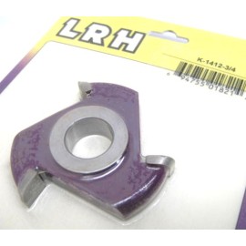 LRH K-1412 shaper cutter molder 1/4" radius quarter round convex 3/4"