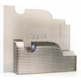 Corrugated back M2 shaper knives 3/4" x 2-1/4" Cornice / Cap