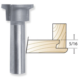 WHITESIDE #3347 LOCKING DRAWER GLUE JOINT BIT - 1/2" SH X 1/2" CL X 1" LD