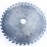 Industrial 9-7/8 x 1.25" bore ATB saw blade double end tenoner