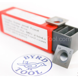 15mm x 15mm x 2.5mm - 4-edge -Byrd Shelix  Inserts KN400 (Sold in boxes of 10) Numbered