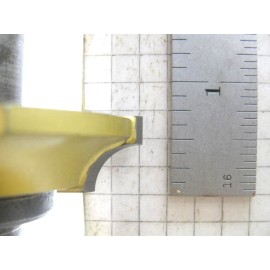 LRH K-1134 shaper cutter quarter round concave 3/8" radius 3/4"