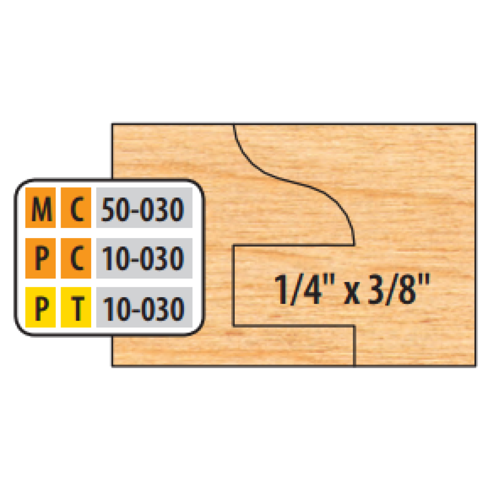 Freeborn PC-10-030 Cope & Pattern 6 piece shaper cutter set 