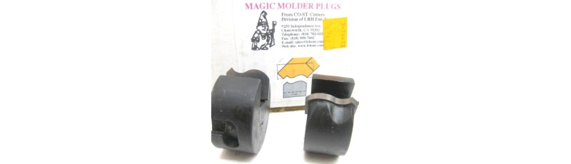 Magic Molder Plugs P-62 N-62 Table Saw & Shaper Cutter carbide tip crown