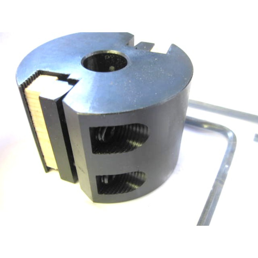 Byrd cutter head for corrugated knives 2'' cut length 3'' Diameter, Bore 3/4'' ,2 knives