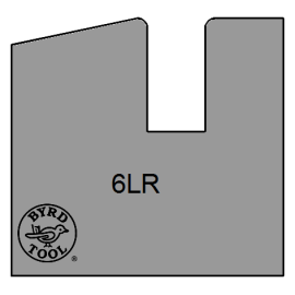 Byrd Rail Shaper Cutter loaded with 6LR Inserts CCW MFD