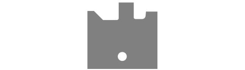 G25VL1 30mm WD LH FLOORING GROOVE CARBIDE INSERT FOR 3/4 FlOOR or PANELING