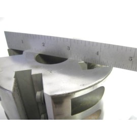 Shaper cutter molder 100mm/4" cut length x 4-1/2" ODx1-1/4" bore corrugated head 20 hook