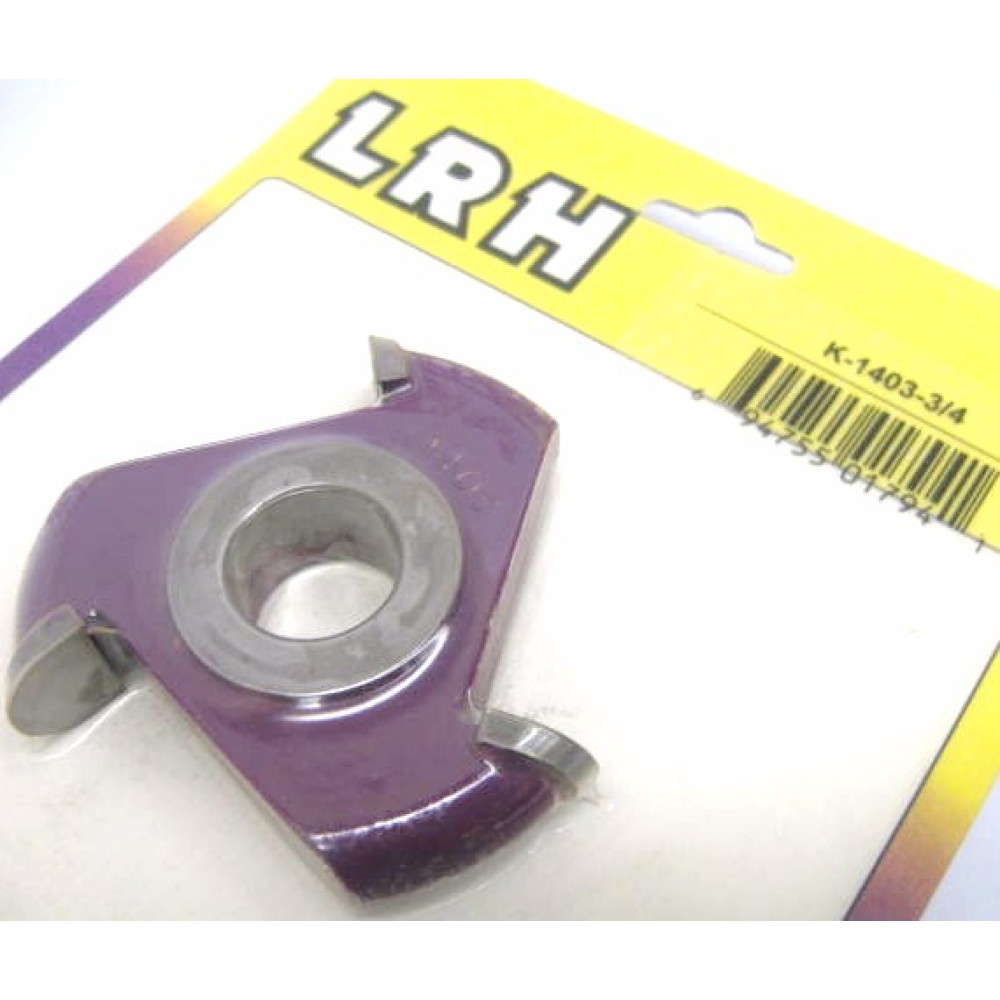 LRH K-1403 shaper cutter molder 5/16" convex 3/4" bore