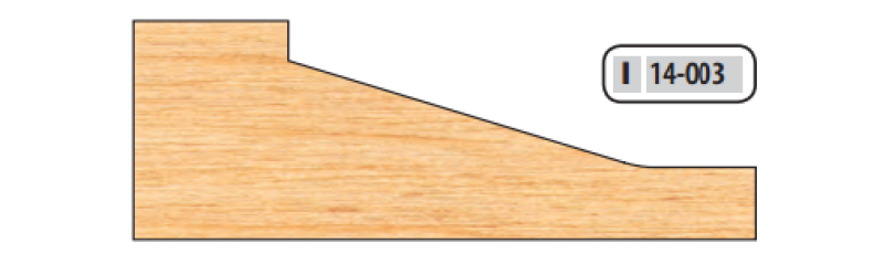 Freeborn IC-14-003 Raised Panel Insert Cutter for 3/4" material