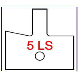 30mmWD SHAKER-STYLE STILE CARBIDE INSERT Replacement tip 5LS