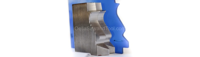 Corrugated back M2 shaper knives 9/16" x 5-1/4" base molding
