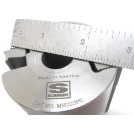CGG Schmidt & Co MH233P6 shaper molder corrugated head 3" cut 2 knife 3/4" Bore