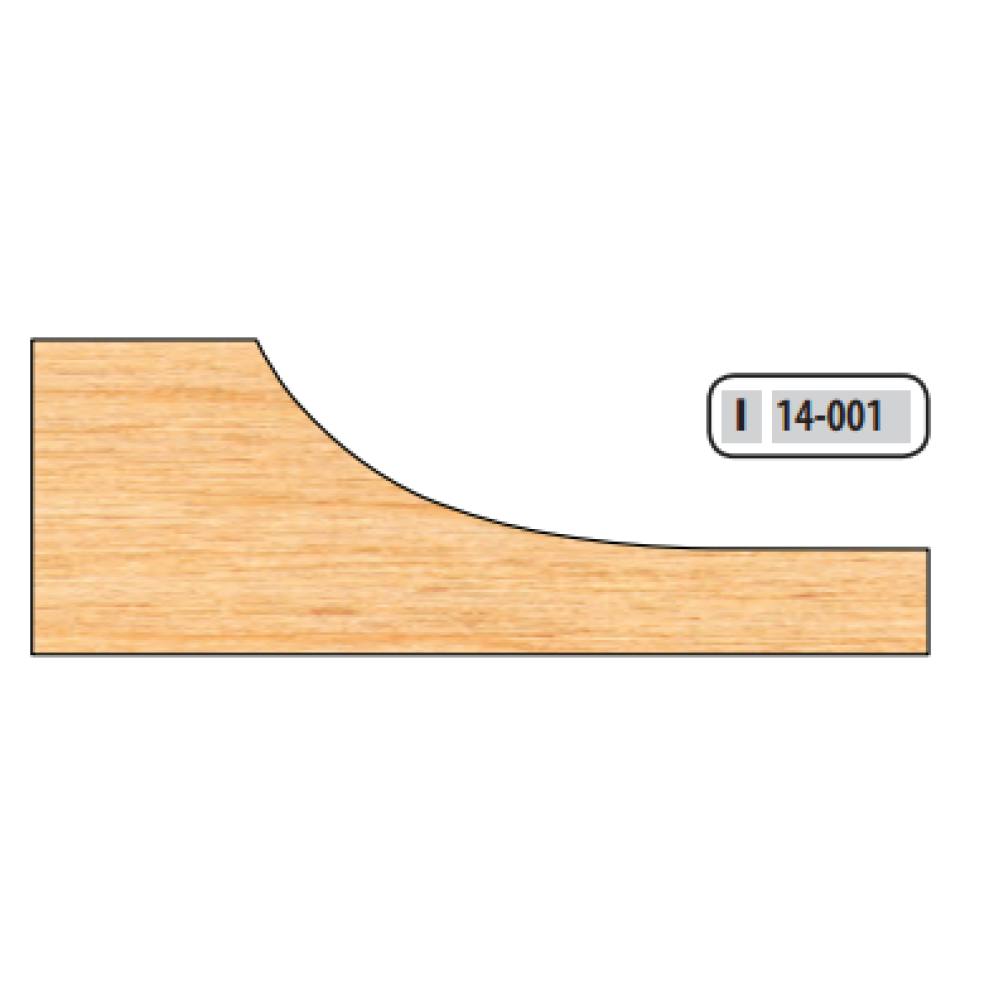 Freeborn IC-14-001 Raised Panel Insert Cutter for 3/4" material