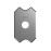 Leuco 169257 - SCRAPER TURNOVER KNIVES HW WITH 2 CUTTING EDGES AND RADIUS