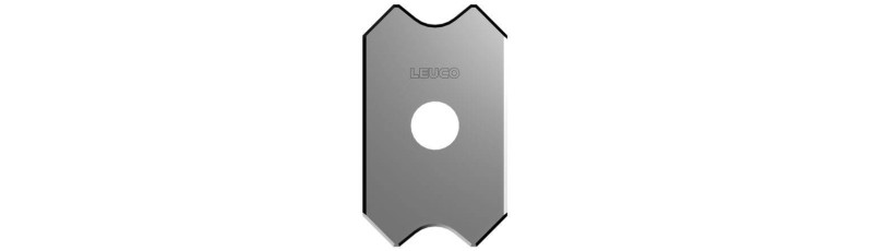 Leuco 169257 - SCRAPER TURNOVER KNIVES HW WITH 2 CUTTING EDGES AND RADIUS