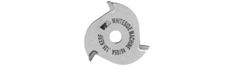 Whiteside 6705A, 3 Wing Slot Cutter, 1-7/8 Dia, 1/8 Kerf, 5/16 Bore