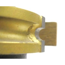 LRH 68-C 1/8" concave radius half round 3/4" bore