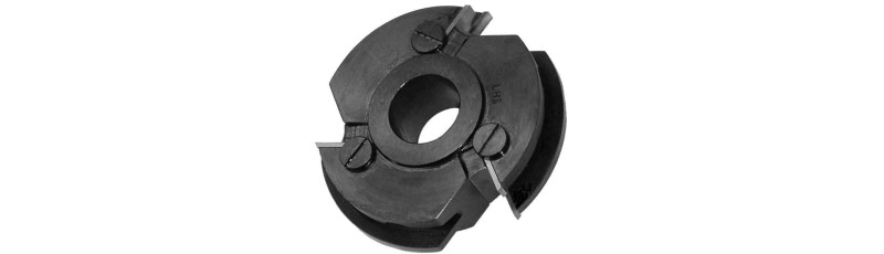 Byrd Stile Shaper Cutter loaded with 5 RR Inserts CCW - MFU