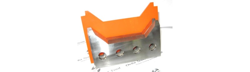 Williams and Hussey shop fox molder knives 3-1/2 Crown back out knives