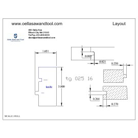 M2 corrugated back knives standard T and G for shaper or Molder