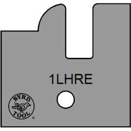 Byrd Rail Shaper Cutter Tip set 1LHRE CCW - MFD