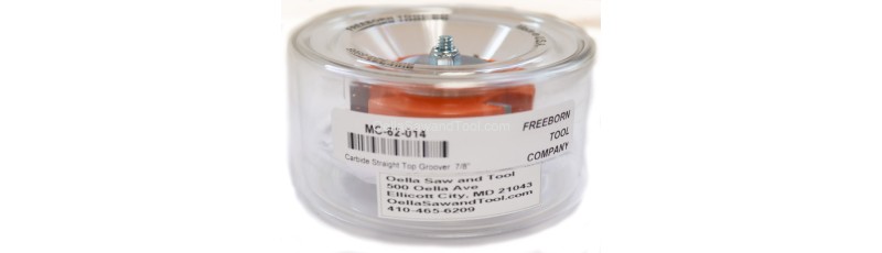 Freeborn Straight Shaper Cutter MC-62-014 7/8" top groover shaper cutter 3/4" bore